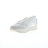 Фото #4 товара Reebok Classic Leather Mens Beige Leather Lace Up Lifestyle Sneakers Shoes 10