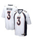 Фото #4 товара Men's Russell Wilson White Denver Broncos Game Jersey