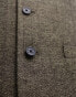 French Connection herringbone suit waistcoat in tan