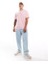 Фото #2 товара Tommy Jeans linear logo t-shirt in pink