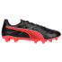 Фото #1 товара Puma King Pro 21 Firm Ground Soccer Cleats Mens Black Sneakers Athletic Shoes 10