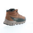 Фото #8 товара Inov-8 RocFly G 390 000995-TATP Mens Brown Canvas Lace Up Hiking Boots