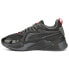 Puma Bat Hero X RsX Lace Up Mens Black Sneakers Casual Shoes 38329001