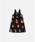 Girl Beach Dress Black Printed Pineapples - Toddler|Child