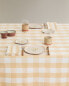 Check cotton tablecloth ВАНИЛЬНЫЙ, 150 x 150 cm - фото #5