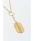 ფოტო #1 პროდუქტის 316L It Girl Gold-Tone Dog Tag Necklace