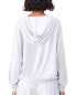 Sundry Sherpa Lace-Up Hoodie Women's White 0