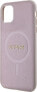 Guess Guess GUHMN61PSAHMCP iPhone 11 / Xr 6.1" różowy/pink hardcase Saffiano MagSafe