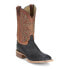 Фото #2 товара Justin Boots Moseley 11" Full Quill Ostrich Square Toe Cowboy Mens Black, Brown