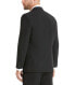 Фото #2 товара Chaps Blazer Mens Black Classic Single Breasted Notch Lapel Vented Size 48L