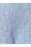 Фото #40 товара Midi Gömlek Elbise Kuşaklı Düğmeli Keten Karışımlı
