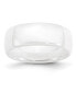 ფოტო #1 პროდუქტის Ceramic White Polished Wedding Band Ring