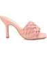 ფოტო #2 პროდუქტის Women's Raquelah Woven Stiletto Sandals