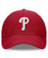 Фото #4 товара Men's Red Philadelphia Phillies Evergreen Club Performance Adjustable Hat