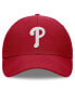 Фото #4 товара Men's Red Philadelphia Phillies Evergreen Club Performance Adjustable Hat