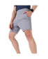Men's Light Grey Basic Activewear Short
