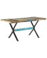 Dining Table 63"x31.5"x29.9" Solid Reclaimed Wood