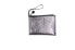 STELLA McCARTNEY 296975 Eco Perforated Small Key Pouch Pewter