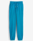 ფოტო #5 პროდუქტის Women's Heathered Fleece Jogger Pants, Created for Macy's