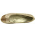 VANELi Serene Metallic Quilted Ballet Womens Gold Flats Casual 703471