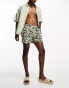 Selected Homme swim short in bold print