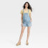 Фото #1 товара Shortall Maternity Jean Shorts - Isabel Maternity by Ingrid & Isabel Light Blue