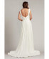 ფოტო #2 პროდუქტის Women's Callaway Draped Open Back Gown