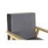 Фото #3 товара Кресло DKD Home Decor 8424001802159 62 x 70 x 76 cm Натуральный Серый Деревянный MDF