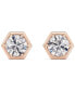 Фото #16 товара Diamond Honeycomb Stud Earrings (1/2 ct. t.w.)