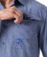 Фото #4 товара Men's Short Sleeve Heathered Fishing Shirt