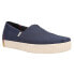 Фото #3 товара TOMS Alpargata Indio Platform Slip On Womens Blue Flats Casual 10015871T