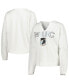 Фото #1 товара Women's White Minnesota United FC Sunray Notch Neck Long Sleeve T-shirt