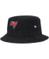 Фото #2 товара Men's Black Tampa Bay Buccaneers Primary Bucket Hat