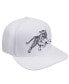 Men's White Jackson State Tigers Mascot Evergreen Wool Snapback Hat