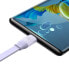 Фото #3 товара Zwijany kabel przewód 3w1 USB microUSB + Iphone Lightning + USB-C 66W 1.1m fioletowy