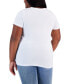 ფოტო #2 პროდუქტის Trendy Plus Size Butterfly Afro Hair Graphic T-Shirt