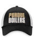 Фото #5 товара Men's Black, White Purdue Boilermakers Stockpile Trucker Snapback Hat