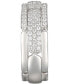 ფოტო #2 პროდუქტის Cubic Zirconia (1-1/3 cttw) Pavé Band in Sterling Silver