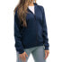 Фото #2 товара Premium Zip-Up Hoodie for Women with Smooth Matte Finish & Cozy Fleece Inner Lining - Women's Sweater with Hood