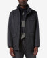 Фото #1 товара Men's Hoyt Micro-Houndstooth Soft Shell Barn Jacket with Removable Bib