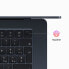 Фото #4 товара Ноутбук Apple MacBook Air Z18T 15.3" M2 8C/10C/16C N.E. 24ГБ 2ТБ 35Вт Dual USB-C DE - Mitternacht.