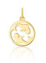 Gold-plated Pisces sign pendant SVLP1080X61GORY