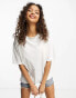 New Look oversized tee in white