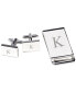 ფოტო #12 პროდუქტის Silver Plated Cufflinks and Money Clip Set