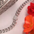 Romantic steel bracelet with Incontri SAUQ16 crystals