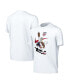 Big Boys and Girls White USMNT Mascot T-shirt