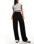 Фото #2 товара JDY wide leg tailored trousers in black