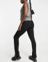 & Other Stories split front leggings in black - BLACK