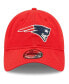 Фото #3 товара Men's Red New England Patriots Icon Logo Core Classic 2.0 9TWENTY Adjustable Hat