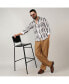 Фото #8 товара Men's Beige & Black Ombre Strokes Shirt